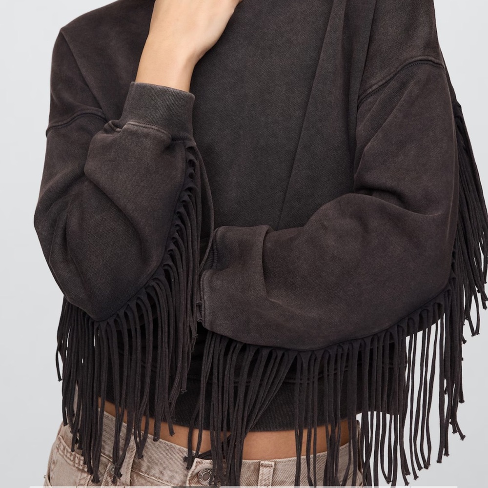 Oversized Western Crewneck Sweatshirt